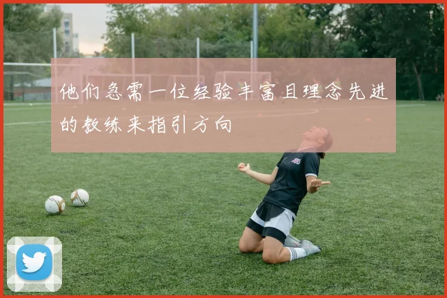 他们急需一位经验丰富且理念先进的教练来指引方向